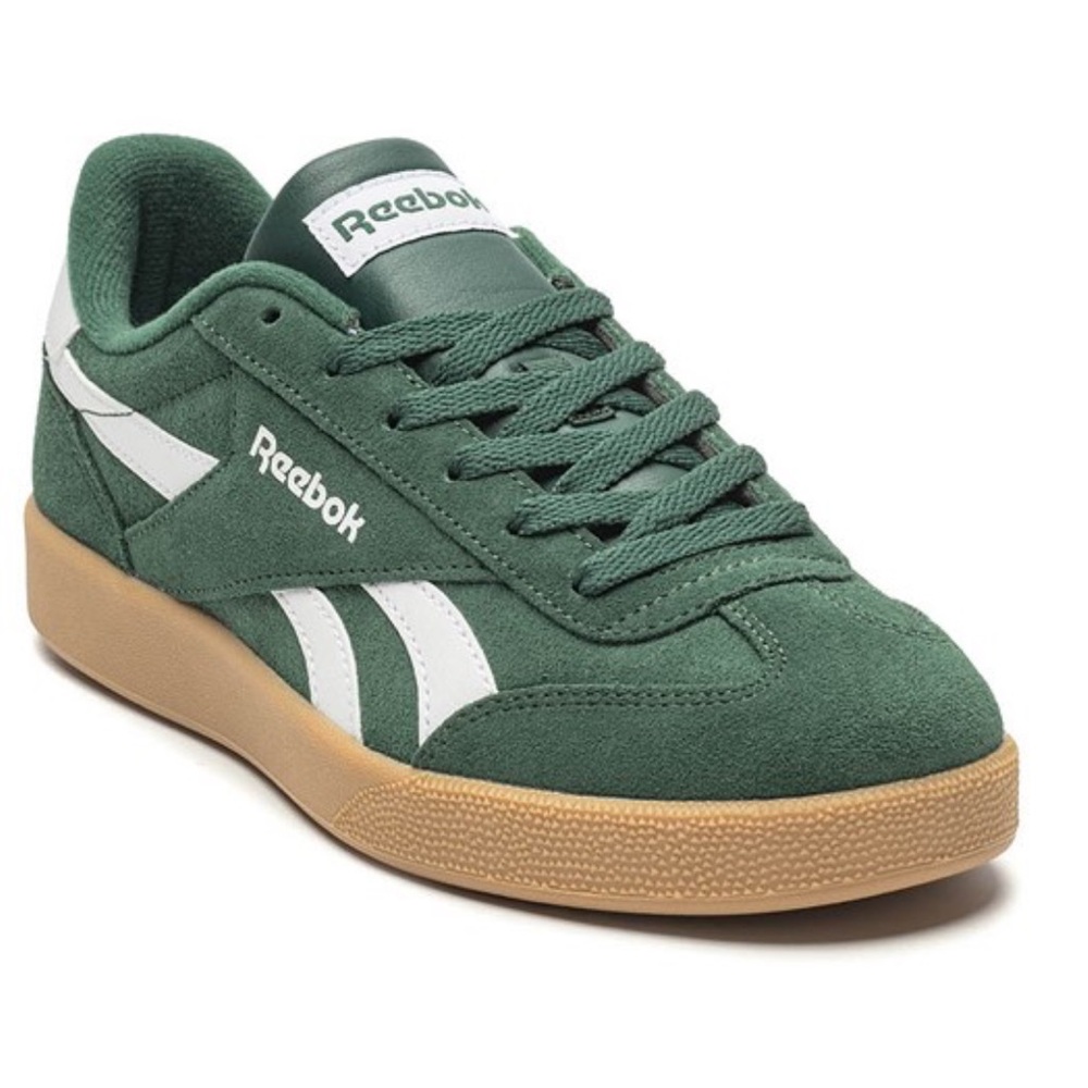 Reebok Classic Green and White Sneakers C GROUNDS UK